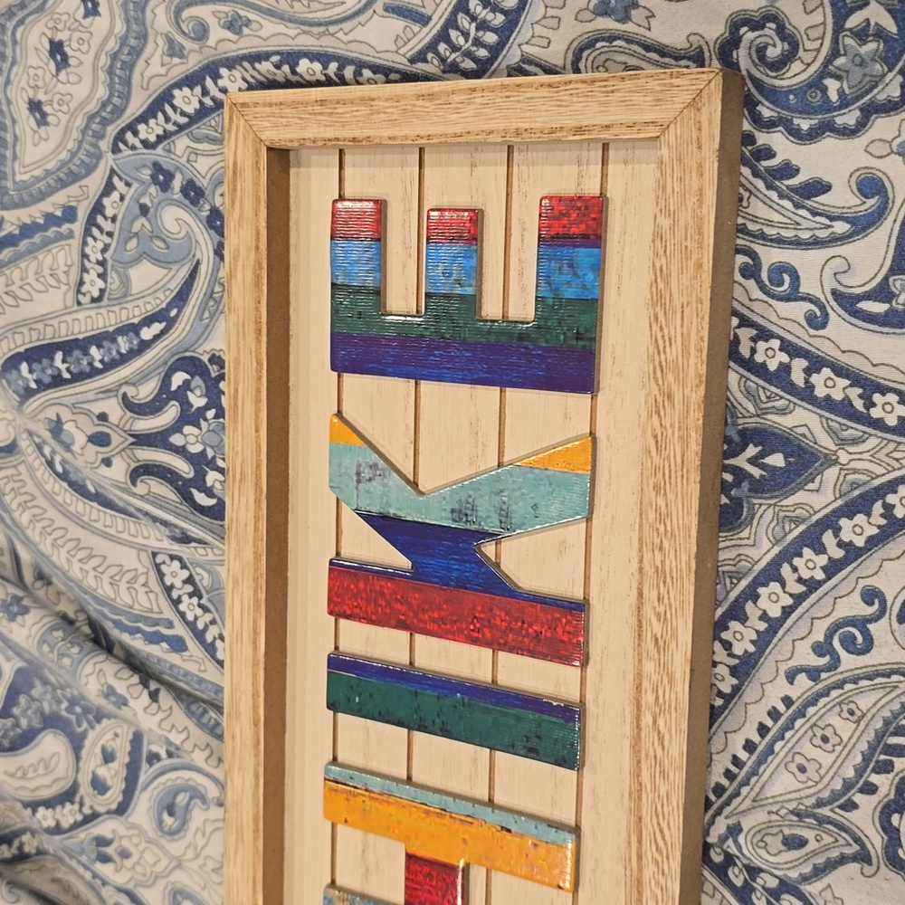 ❤️10/$16 New Colorful 'Go Hike' Wall Art - Picture 2 of 3